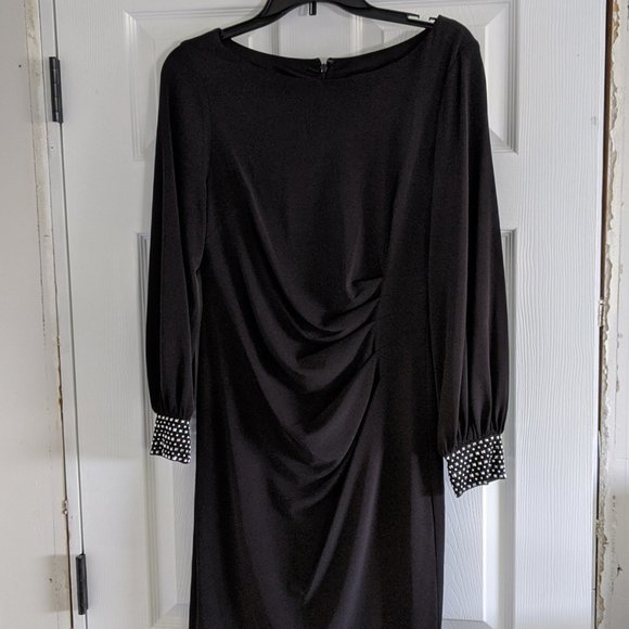 Jessica Howard Little Black Dress-Size 10P - Picture 3 of 8